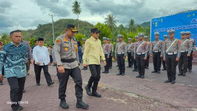 Operasi Ketupat 2026 Dimulai, Bupati Erwin Bacakan Amanat Kapolri di Polres Parimo