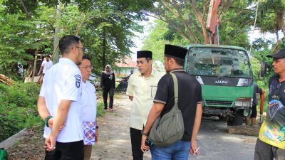 Bupati Parimo Turun Langsung, Penebangan Pohon Dipercepat